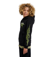 Kids' Side Flame Hoodie