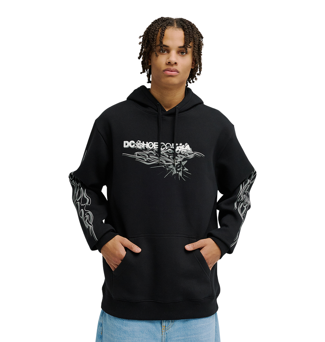 Men's Side Flame Hoodie
