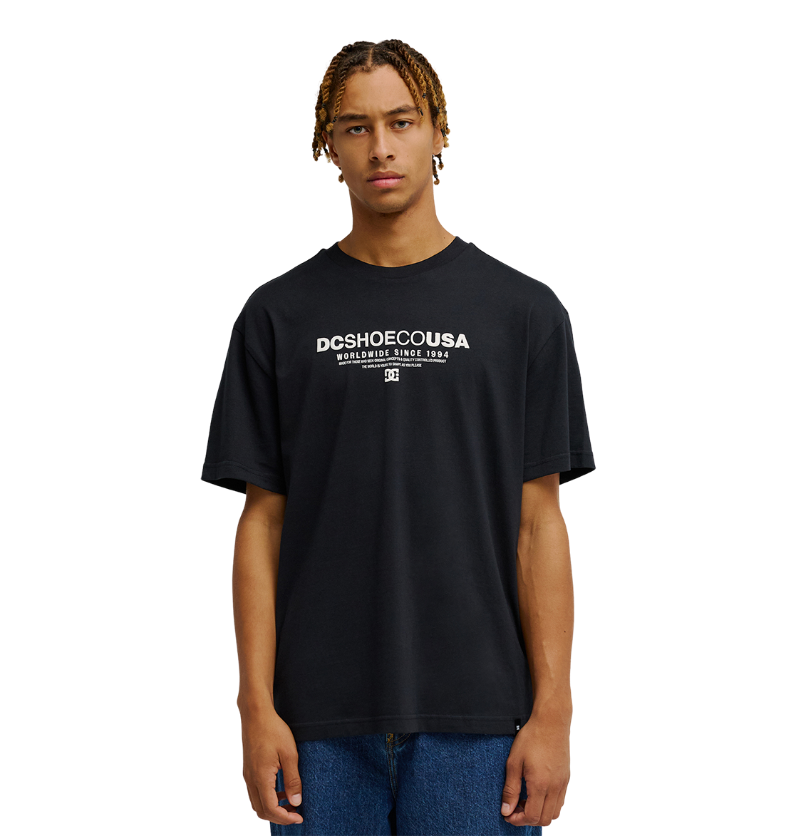 Men's DC Heritage Font Tee
