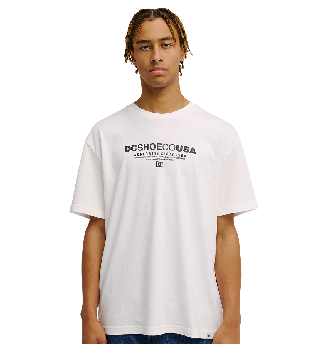 Men's DC Heritage Font Tee